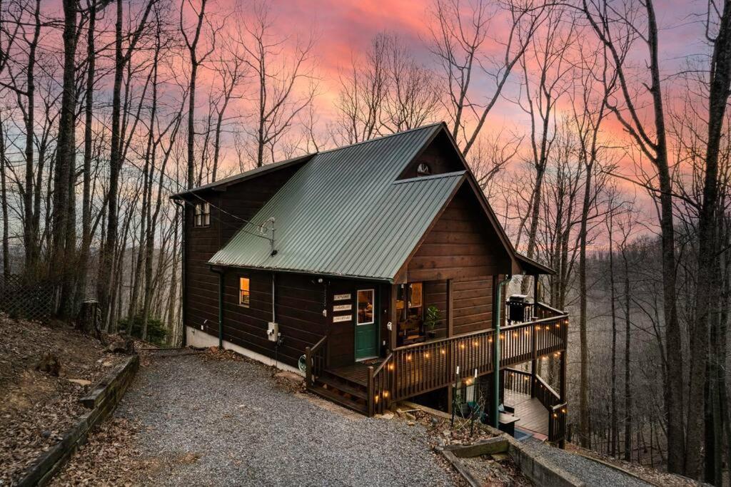 Mtn Cabin Sleeps 10 - 5 Mins To Fishing & Camping Ellijay Bagian luar foto